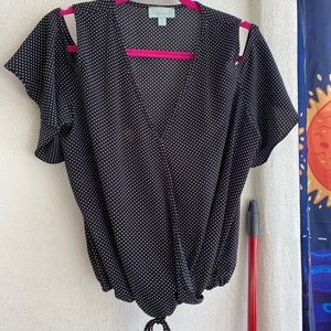 Veronica M Cold Shoulder Blouse